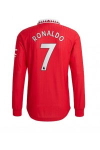 Manchester United Cristiano Ronaldo #7 Fotballdrakt Hjemme Klær 2022-23 Lange ermer